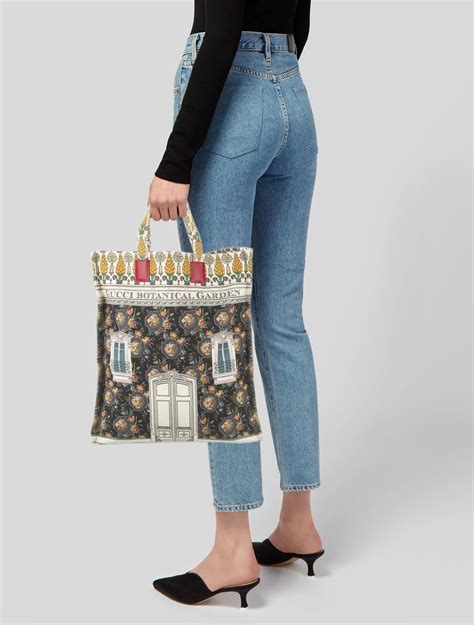 gucci botanical garden tote